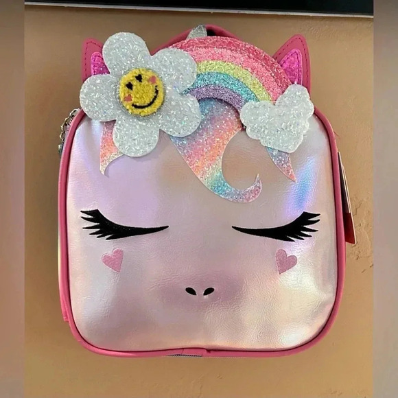 Miss Gwens OMG Accessories Other - Miss Gwens OMG Accessories Insulated Lunch Bag Rainbow Glitter Accents NWTS